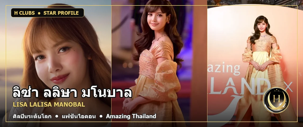 ลิซ่า ลลิษา มโนบาล ภาพปกประวัติและผลงาน